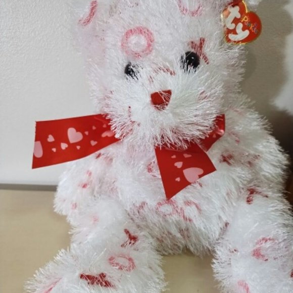 Ty Valentine's Day bear with friend - Picture 2 of 7